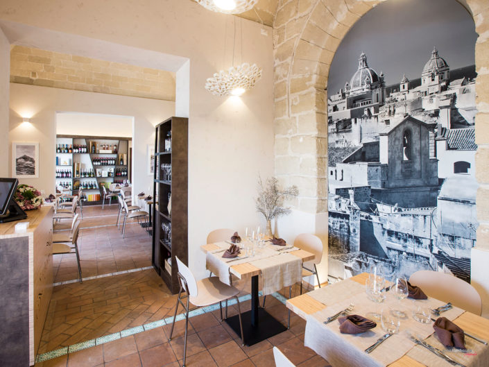 Trapani foto interni ristorante fotografo architettura d'interni in Sicilia Nino Lombardo